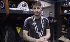 Минское «Динамо» показало победную раздевалку после яркой победы над «Барысом». Видео