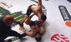 Первый нокаут состоялся на турнире Bellator в Москве с главным боем Федора Емельяненко. Видео