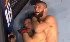 Видео досрочной победы Хамзата Чимаева на UFC 267