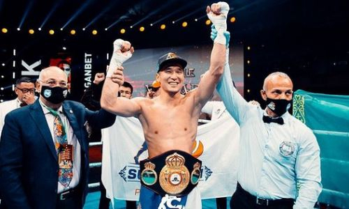 Казахстанский боксер вошел в рейтинг WBA после завоевания титула