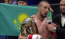 Чемпион известного промоушна отказался проводить бои с казахами. Видео