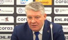 Видео послематчевой пресс-конференции игры КХЛ «Барыс» — «Витязь» 1:3