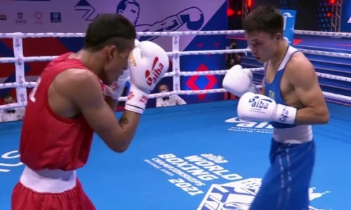 Видео полного боя казахстанского боксера с трехкратным чемпионом из Южной Америки на ЧМ-2021