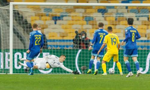 Сборная Казахстана помешала Украине побороться с Францией за первое место в группе отбора ЧМ-2022