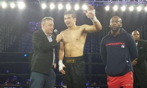 Казахстанский боксер из веса Головкина одержал вторую победу в США
