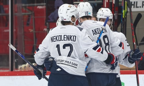 Хоккеисты сборной Казахстана помогли клубу КХЛ одержать разгромную победу. Видео