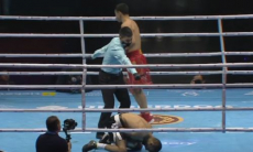 Нокаутом за 45 секунд завершился бой Жанкоша Турарова в Нур-Султане