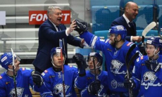 «Мы переломили период и угрожали их воротам». Юрий Михайлис оценил игру хоккеистов «Барыса» в первом матче после ухода Дица