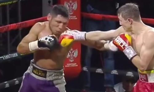 Видео победного боя непобежденного чемпиона WBA из Казахстана в Москве