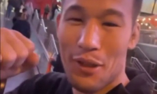 Шавкат Рахмонов после первого нокаута в UFC записал видеообращение к казахстанцам