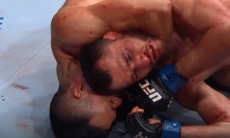 Видео финиша Сергея Морозова в третьем бою UFC