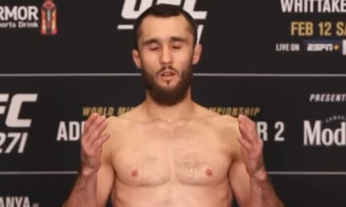 Сергей Морозов прошел взвешивание перед третьим боем в UFC. Видео