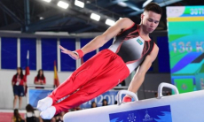 Казахстанец взял «золото» этапа Кубка мира по спортивной гимнастике в Баку