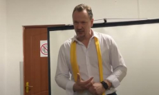 Появилось видео победной раздевалки «Сарыарки» после третьего матча финала чемпионата РК