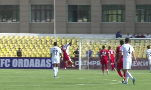 Видео гола Ньюадзи матча Премьер-Лиги «Ордабасы» — «Кызыл-Жар»