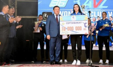 10 миллионов тенге  получили чемпионки Азии по волейболу из Петропавловска