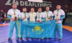 Пять медалей завоевали казахстанские борцы за день на Сурдлимпийских играх
