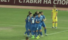 Видео второго гола Фазли матча Кубка Казахстана «Туран» — «Жетысу»