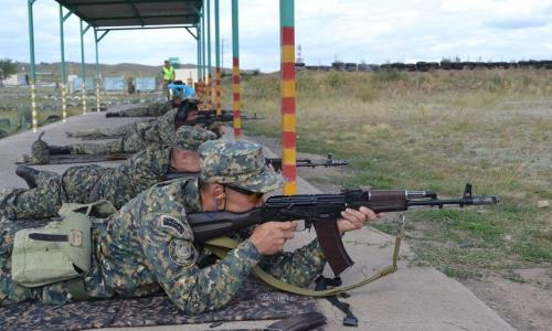 Лучших стрелков и легкоатлетов выявили в Нацгвардии РК