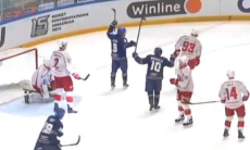 Видео шайб матча КХЛ «Барыс» — «Автомобилист» 2:0 