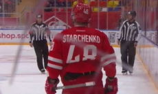 Дебютная шайба Старченко за новый клуб стала победной в камбэке со счета 0:3. Видео