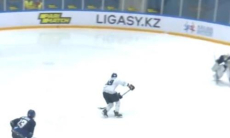 Нападающий системы «Барыса» едва не забил пижонский гол в чемпионате Казахстана. Видео