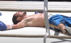 Титульный бой завершился зверским нокаутом. Видео