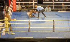 Сын легенды UFC брутальным нокаутом дебютировал в профи-боксе. Видео