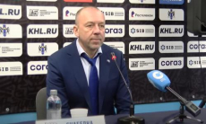 Видео послематчевой пресс-конференции игры КХЛ «Сибирь» — «Барыс» 1:2