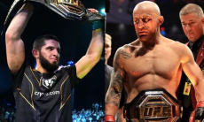 Появился официальный постер турнира UFC с главным боем Махачев — Волкановски