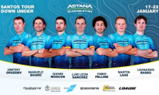 «Астана» обнародовала состав на «Тур Даун Андер»