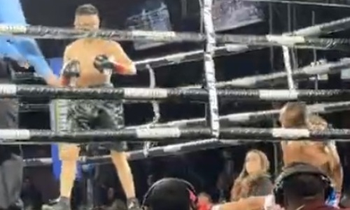 Два нокдауна и нокаут. Как казахстанский боксер зверски избил американца у него на родине. Видео