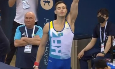 Казахстан завоевал второе «золото» этапа Кубка мира по спортивной гимнастике