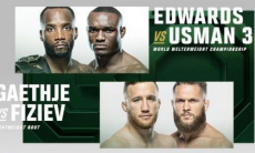Опубликован полный файт-кард турнира UFC с боем за титул в весе Рахмонова и участием уроженца Казахстана
