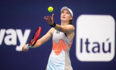 Появилось видео мощной победы Елены Рыбакиной в полуфинале турнира в Майами