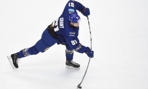 Хоккеист «Барыса» совершил один из самых сильных бросков «регулярки» КХЛ. Видео