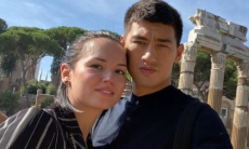 Жена Дмитрия Бивола прибыла в Алматы и заявила о своих казахстанских корнях. Видео