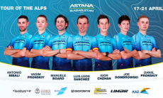 «Астана» обнародовала состав команды на «Тур Альп»
