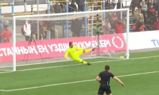 Видео гола с пенальти Залеского матча Премьер-Лиги «Кызылжар» — «Каспий»