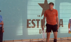 Появилось видео эмоций казахстанского теннисиста на победу с рекордом года