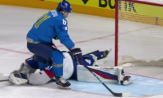 Видео издевательского буллита Казахстана в сенсационном матче ЧМ-2023 по хоккею