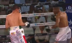 Жестким нокаутом завершился претендентский бой от WBC. Видео