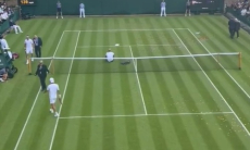 Активисты странным образом сорвали матч Уимблдона. Видео