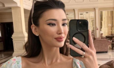 Сабина Алтынбекова показала свое лицо без макияжа на встрече с мужем. Видео