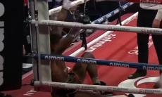 Юбэнк выиграл нокаутом на вечере бокса с участием чемпиона WBO из Казахстана. Видео