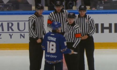 Видеообзор матча МХЛ «Снежные Барсы» — «Локо-76» 2:3 ОТ