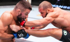 Видео полного боя Рафаэль Физиев — Матеуш Гамрот с неожиданным нокаутом в UFC