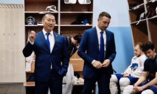 «Барыс» показал раздевалку после победы над «Куньлунь Ред Стар» 