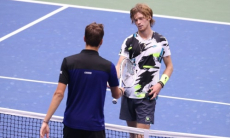 Матч российских теннисистов на Итоговом турнире ATP завершился разгромом