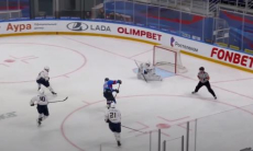 Видеообзор матча МХЛ «Ладья» — «Снежные Барсы» 3:2